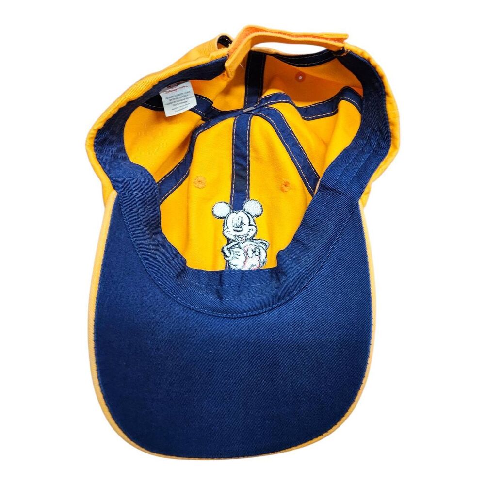 Disney Orange Mickey Mouse Hat Embroidered - Picture 6 of 8